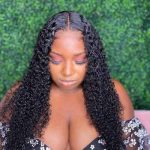 3 Bundles with Frontal-Brazilian Human Hair Body Deep Curly Water Loose Wave Straight Hair photo review